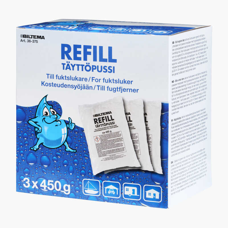 Refillposer Original til fuktsluker, trepakning v:2601402 Refillposer Original til fuktsluker, trepakning v:2601402