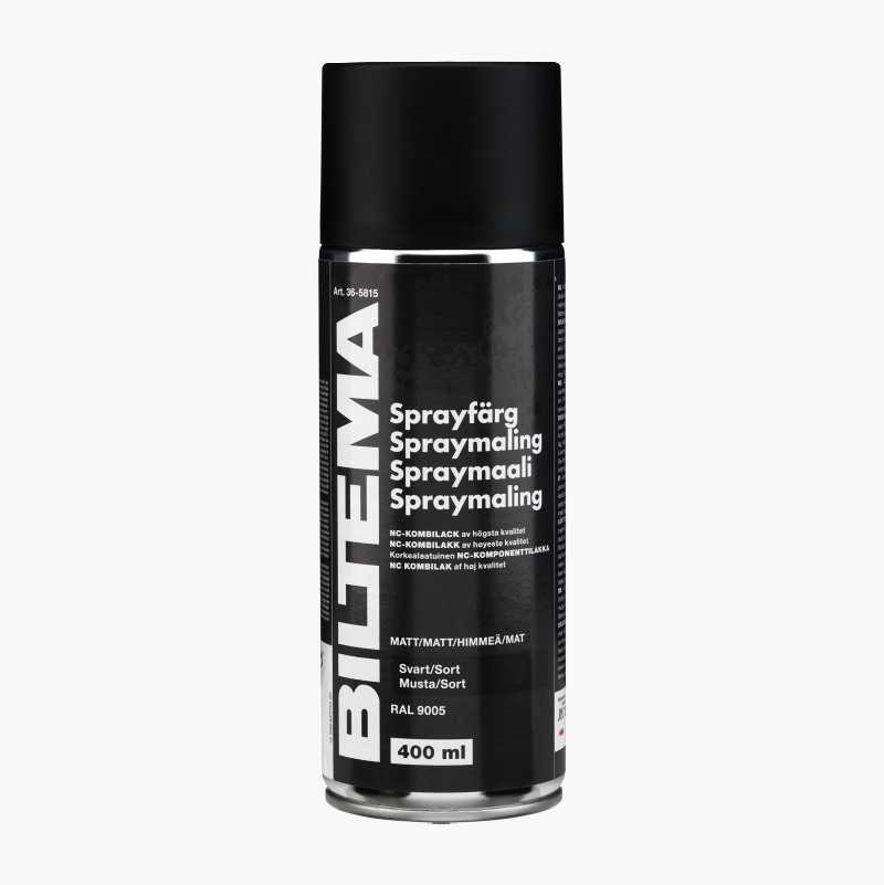 Spraymaling, matt, sort, 400 ml v:7262708