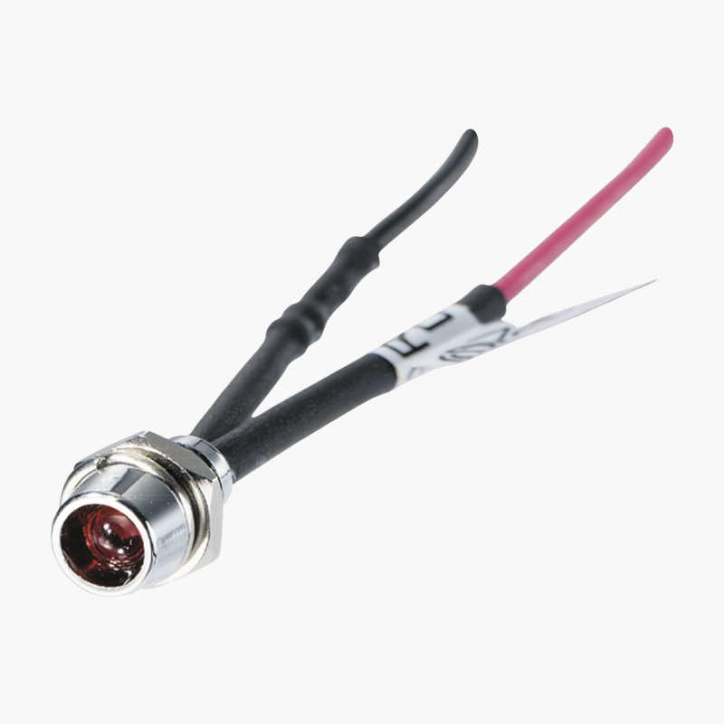 LED-indikatorlampe, rød, 12 V v:7733988