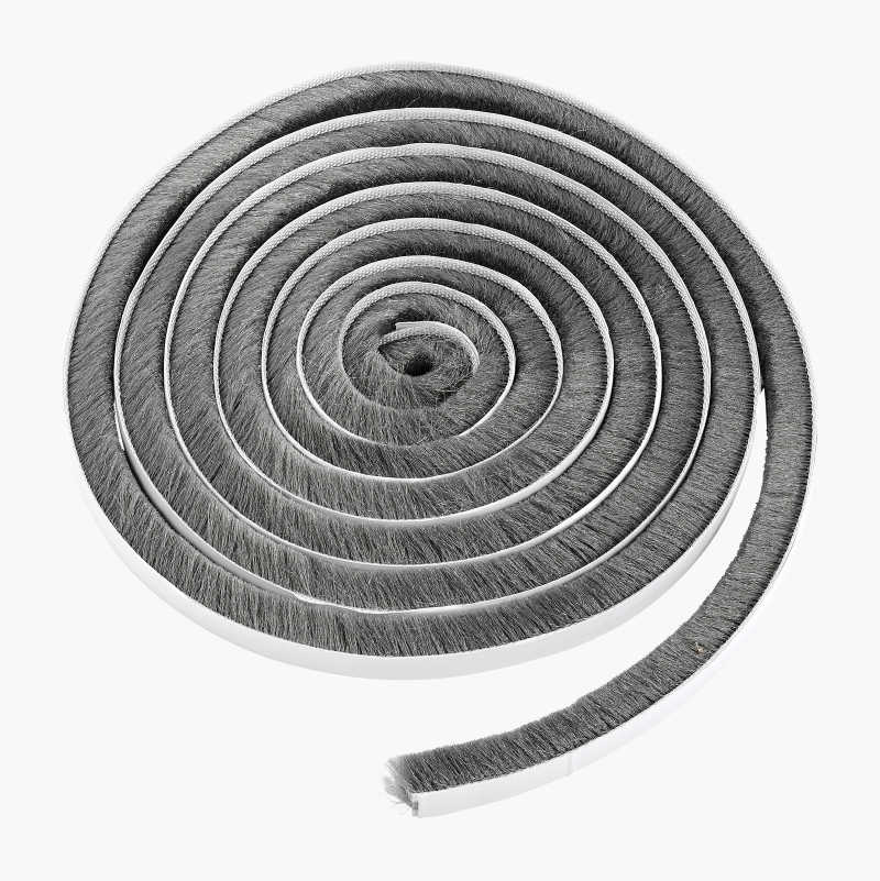 Tetningslist, børst, 2,2 m x 6,9 mm x 10 mm v:5180724 Tetningslist, børst, 2,2 m x 6,9 mm x 10 mm v:5180724