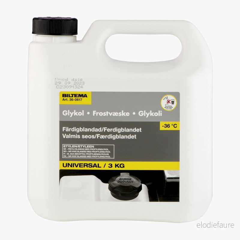 Glykol Universal (G12/G12+), ferdig blandet, 3 kg v:2473433