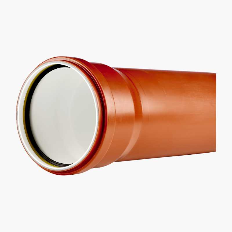 Avløpsrør for nedgraving, Ø 110 mm x 2 m v:6719369