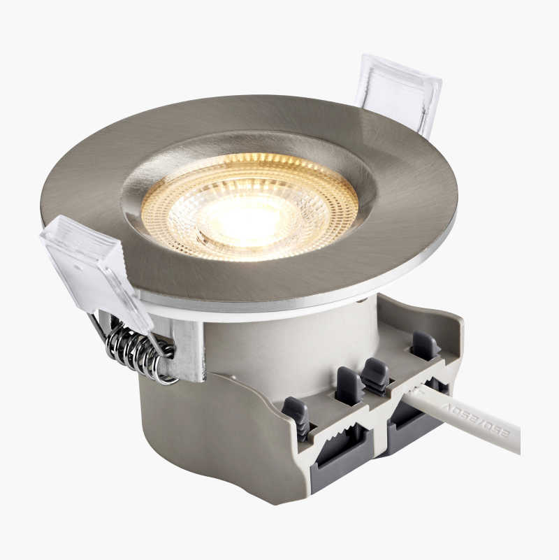 Innbyggingsspot LED, IP65, børstet nikkel v:3176029 Innbyggingsspot LED, IP65, børstet nikkel v:3176029