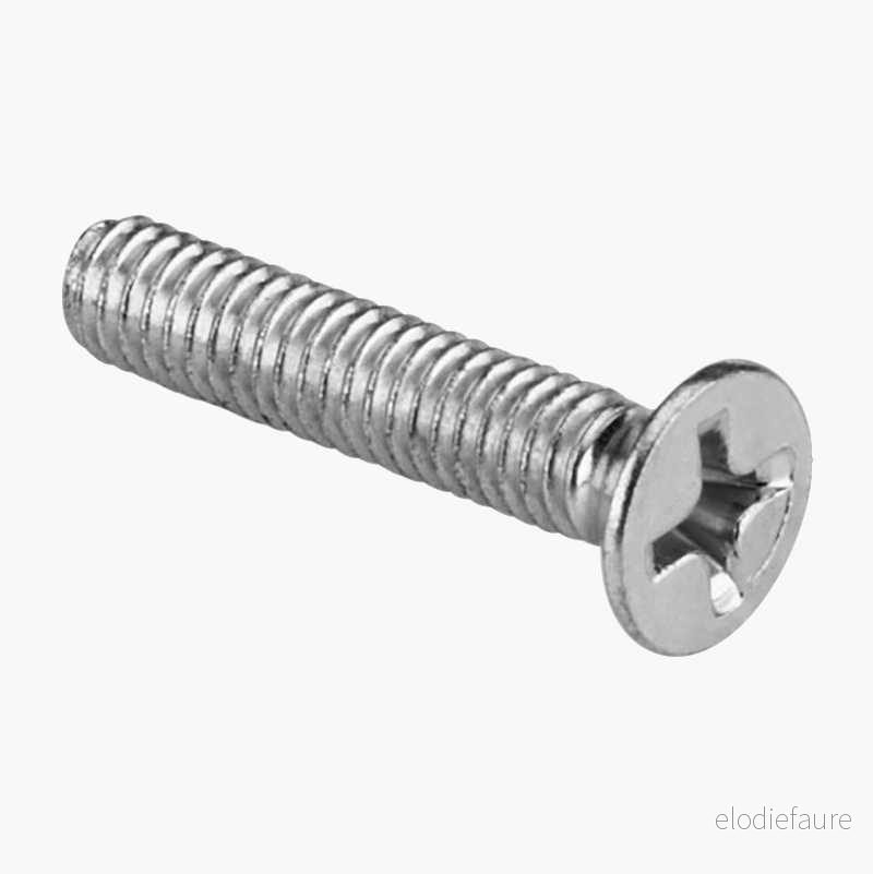 Maskinskrue forsenket M4 x 20 mm, elforsinket, 25 stk. v:3854887