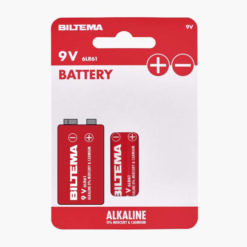 9 V / 6LR61 alkalisk batteri v:1067916