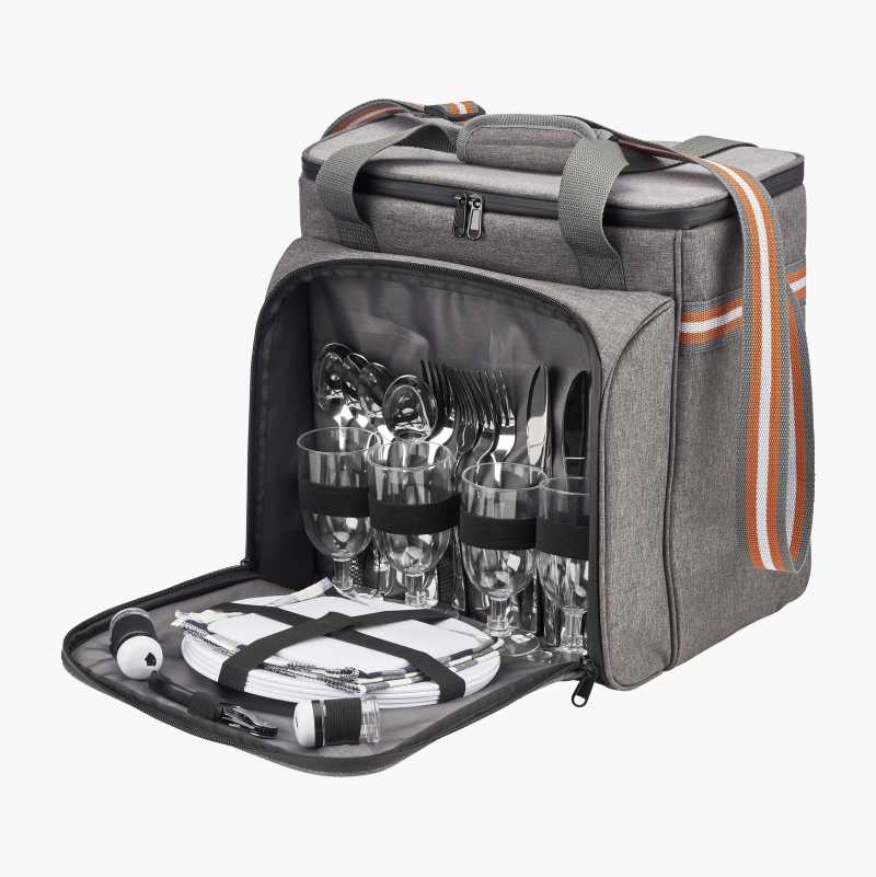 Kjøle-/varmebag med servise, 22 liter v:2761644