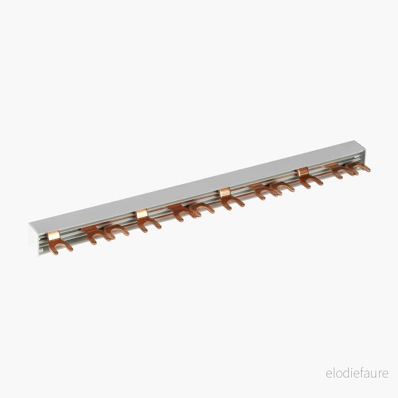 Faseskinne, 3-fas, 12 moduler v:1212202