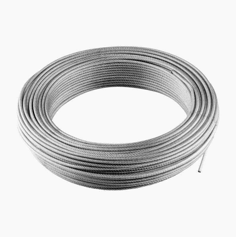 Stålvaier, belagt, 2 mm x 50 m v:7027522