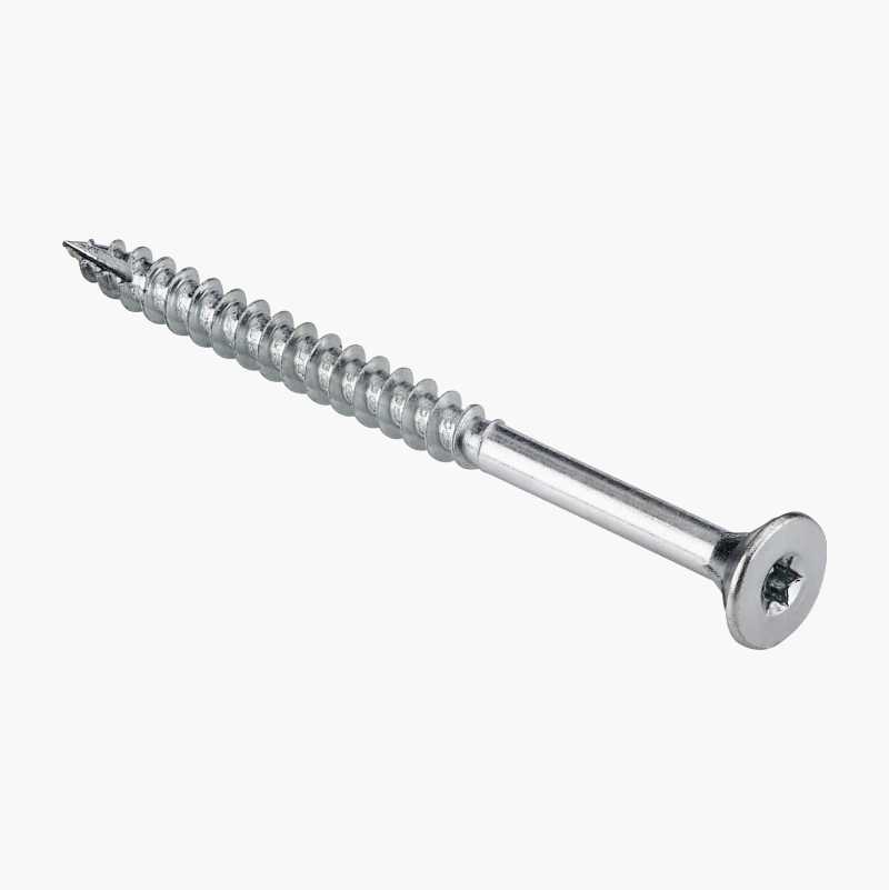 Treskrue 6 x 80, galvanisert, 100 stk. v:8638462