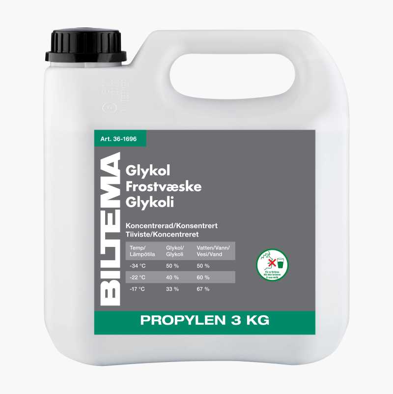 Frostvæske, propylen, 3 kg v:8945224 Frostvæske, propylen, 3 kg v:8945224