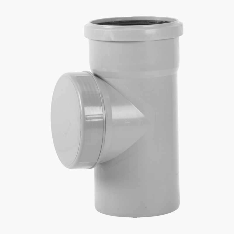 Avløpsrør 110 mm, renseluke med 1 muffe v:1164602