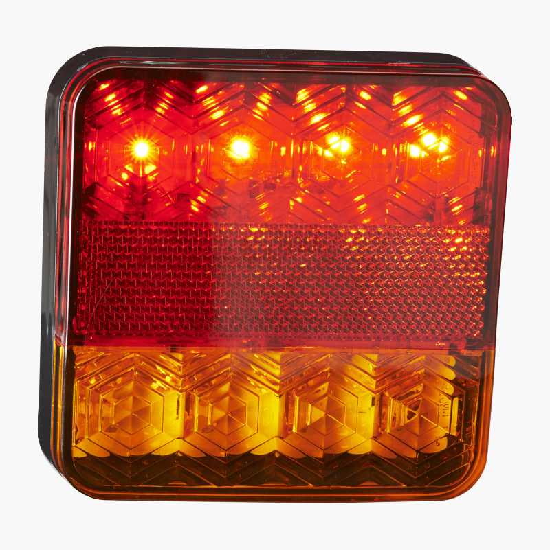 Baklykt, LED, 112 x 112 mm v:7232673