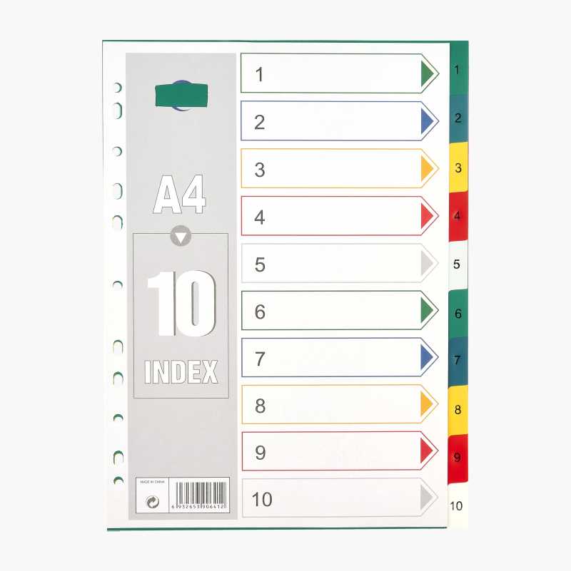 Permregister, A4, 1–10 v:3846210 Permregister, A4, 1–10 v:3846210