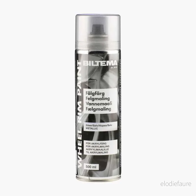 Felglakk, sølv metallic, 500 ml v:1440654