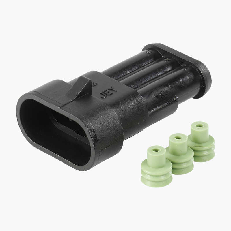 Stiftkontakthus, 3 stift, 10 stk. v:7684943 Stiftkontakthus, 3 stift, 10 stk. v:7684943
