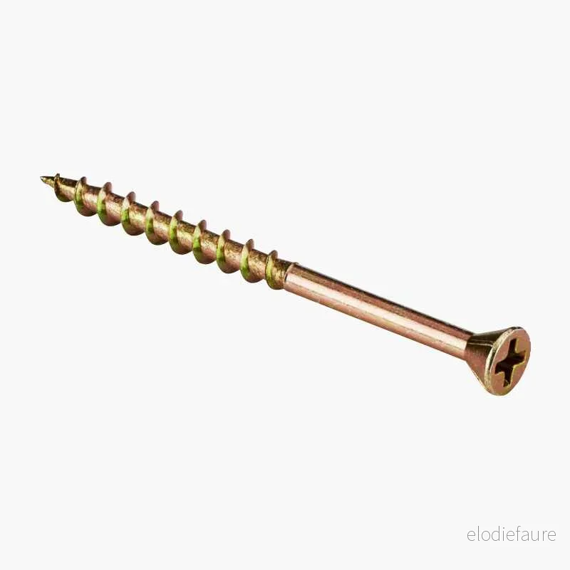 Sponplateskrue, gullforkrommet, 3,9 x 55 mm, 1000 stk. v:5155481