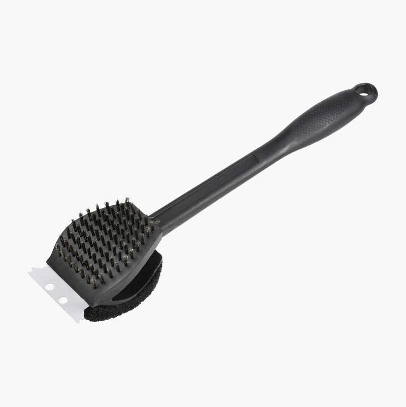 Grillbørste med skaft, 38,5 cm v:2153037