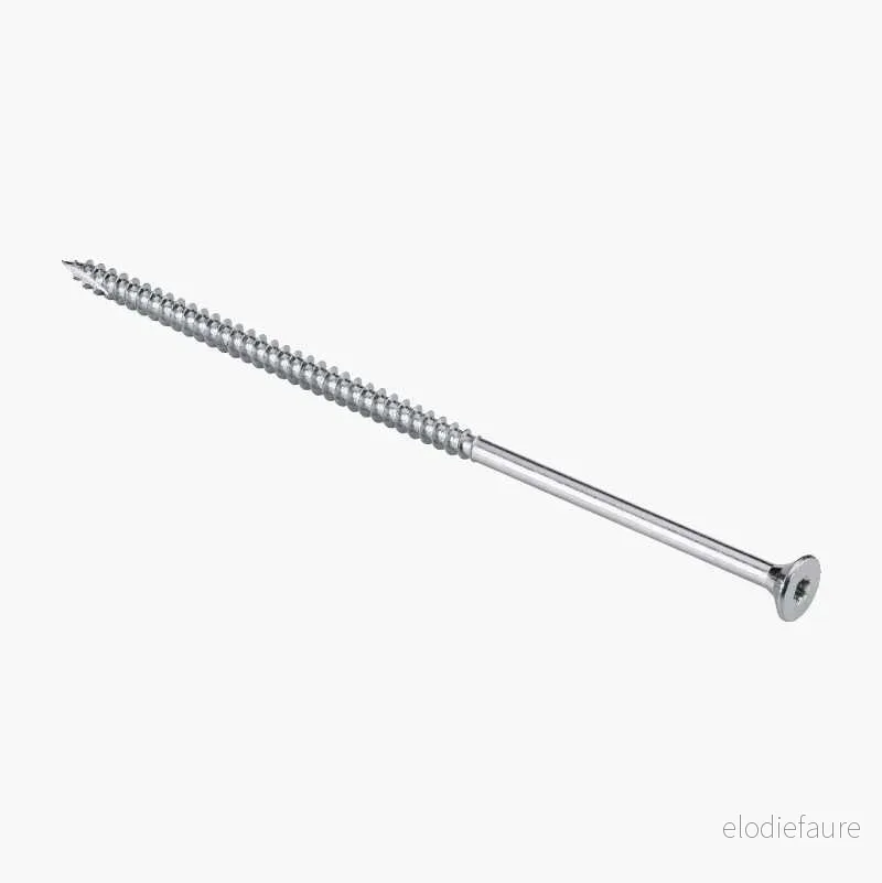 Treskrue 6 x 160, elforsinket, 100 stk. v:1676118