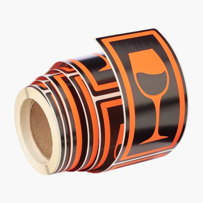 Etikett glass, 100-pakning v:7598378 Etikett glass, 100-pakning v:7598378