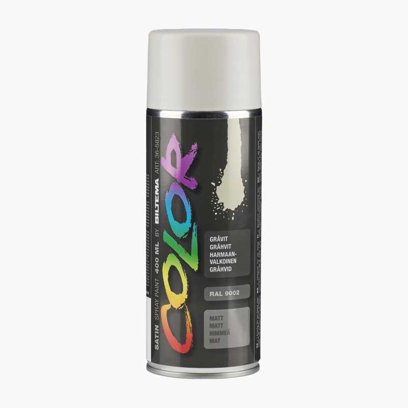 Spraymaling, sateng, gråhvit, 400 ml v:1673486