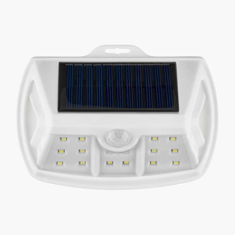 Solcellelampe med bevegelsessensor, hvit v:1313412