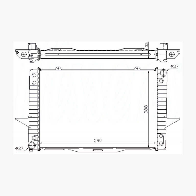 Radiator v:1429543 Radiator v:1429543