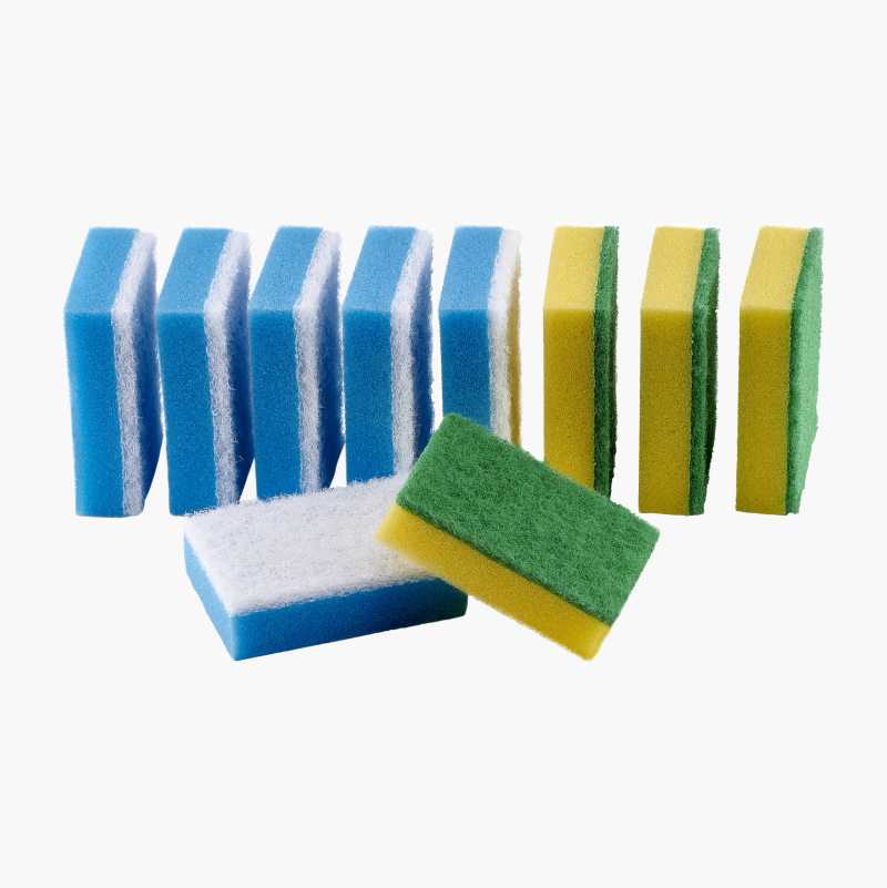 Oppvasksvamp, 10-pk. v:4942390 Oppvasksvamp, 10-pk. v:4942390