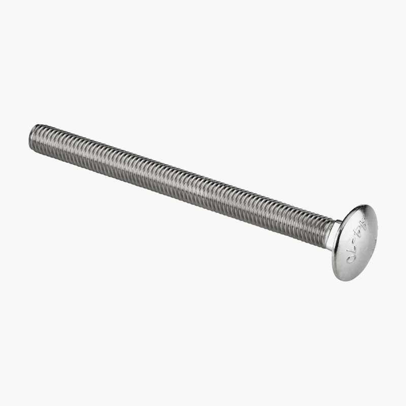 Vognbolt M8 x 100 mm, A4, 25 stk. v:7357382