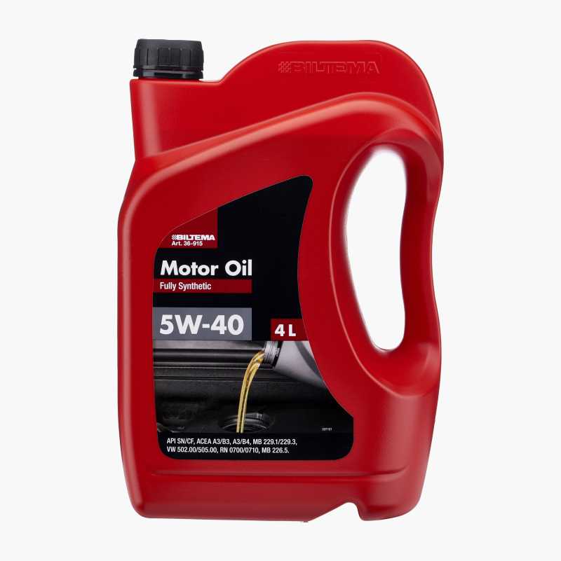 Helsyntetisk motorolje 5W–40, 4 liter v:6643613