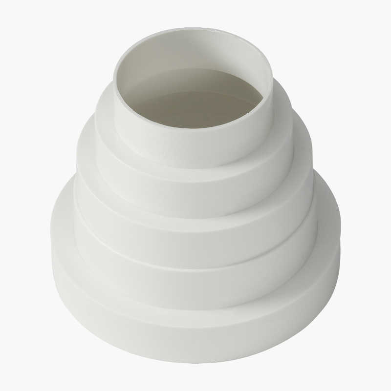 Dimensjonsovergang, 5-trinn, Ø80–150 mm v:8318945 Dimensjonsovergang, 5-trinn, Ø80–150 mm v:8318945