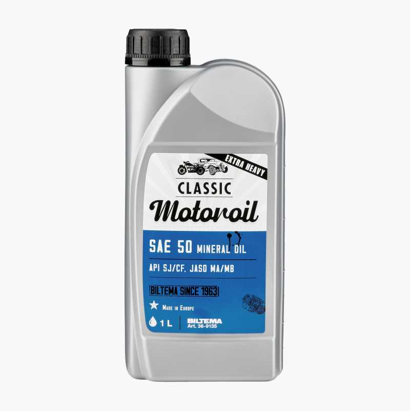 Mineralolje til veteranbiler SAE 50, 1 L v:1036531 Mineralolje til veteranbiler SAE 50, 1 L v:1036531