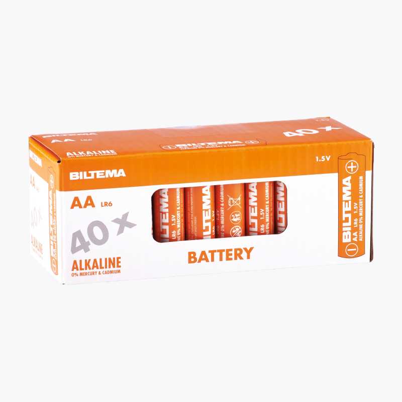 AA/LR6 Alkalisk batteri, 40-pk. v:5661240 AA/LR6 Alkalisk batteri, 40-pk. v:5661240
