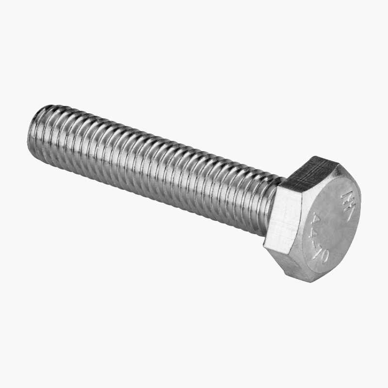 Sekskantskrue M10 x 50 mm, A4, 5 stk. v:3948272 Sekskantskrue M10 x 50 mm, A4, 5 stk. v:3948272