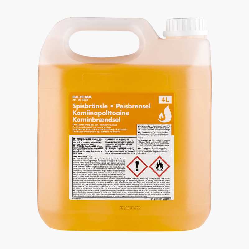 Peisbrensel Bioetanol, 4 L v:3342521 Peisbrensel Bioetanol, 4 L v:3342521
