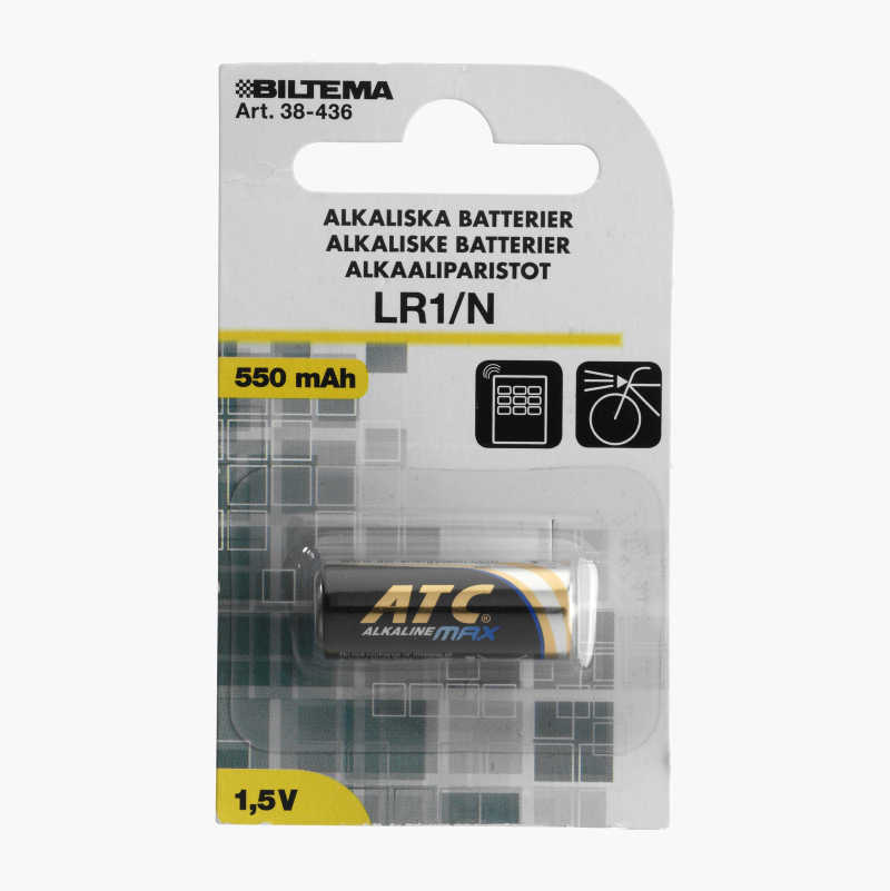 LR1N, alkalisk batteri, 1,5 V, 1 stk. v:5441918 LR1N, alkalisk batteri, 1,5 V, 1 stk. v:5441918