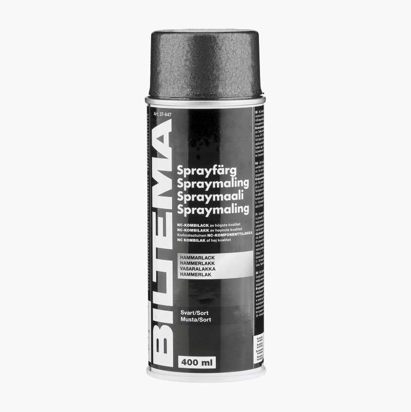 Spraymaling, hammerlakk, sort, 400 ml v:4070073 Spraymaling, hammerlakk, sort, 400 ml v:4070073