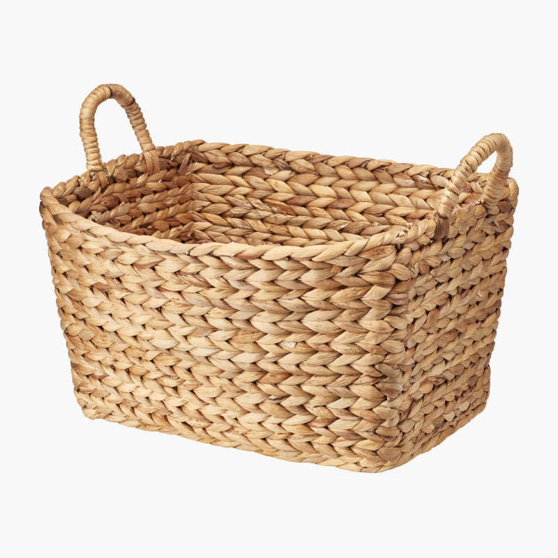 Flettet kurv, 40 x 36 cm v:2906517 Flettet kurv, 40 x 36 cm v:2906517