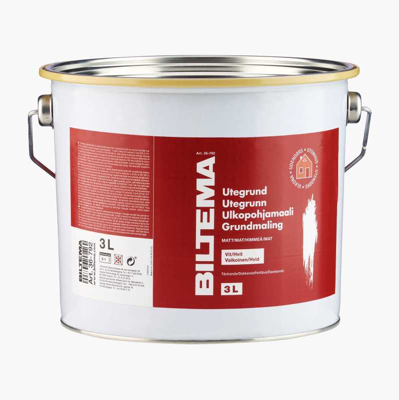 Utegrunning, hvit, 3 L v:7860488