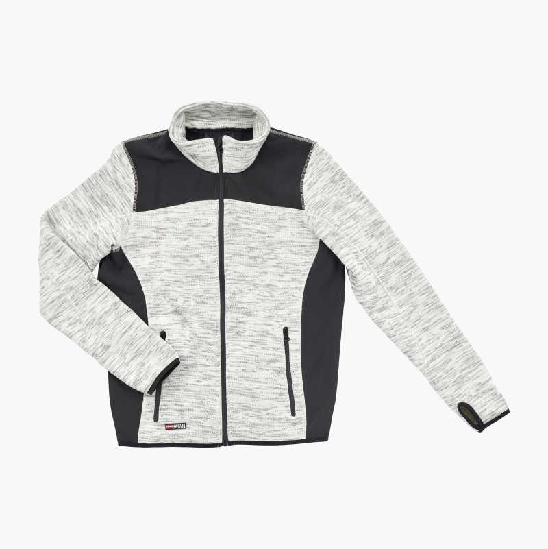 Strikket fleecejakke, herre, str. XXL v:4978821