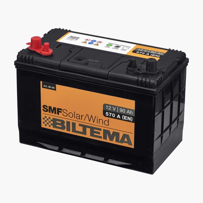 Fritidsbatteri, 12 V, 90 Ah v:7274216