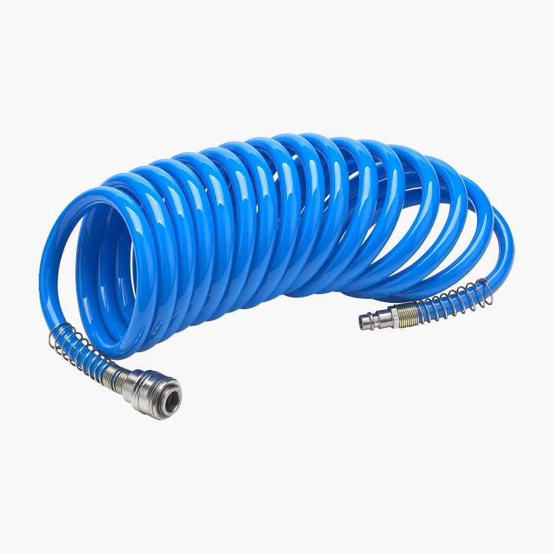 Spiralslange, Trykkluft, 8 mm x 5 m v:7099223 Spiralslange, Trykkluft, 8 mm x 5 m v:7099223