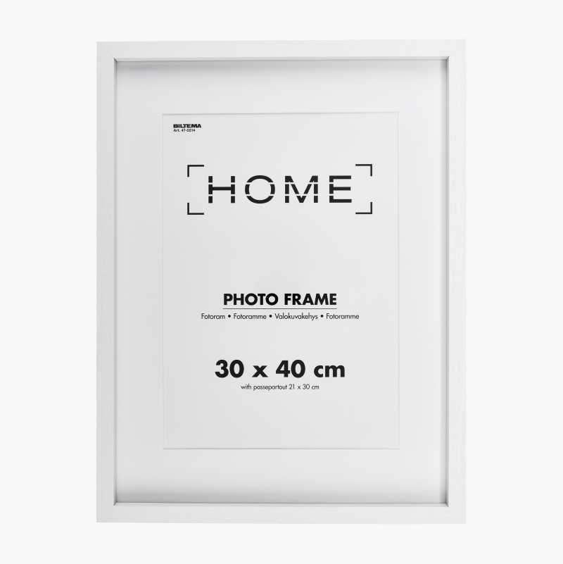 Fotoramme, hvit, 30 x 40 cm v:3519242 Fotoramme, hvit, 30 x 40 cm v:3519242