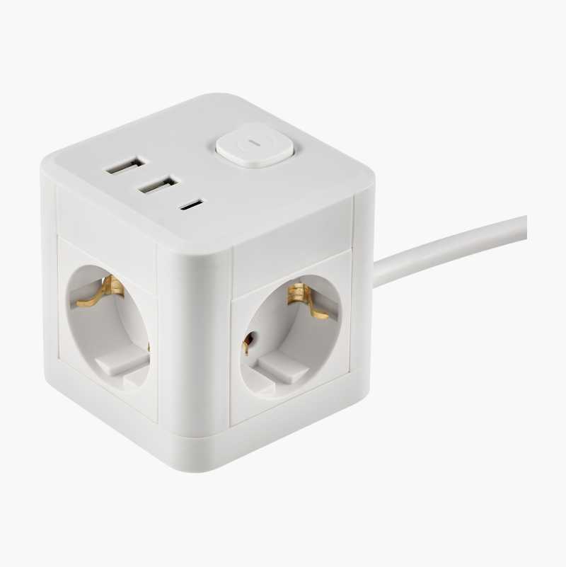 Grenuttak treveis med tre USB-porter v:3819869