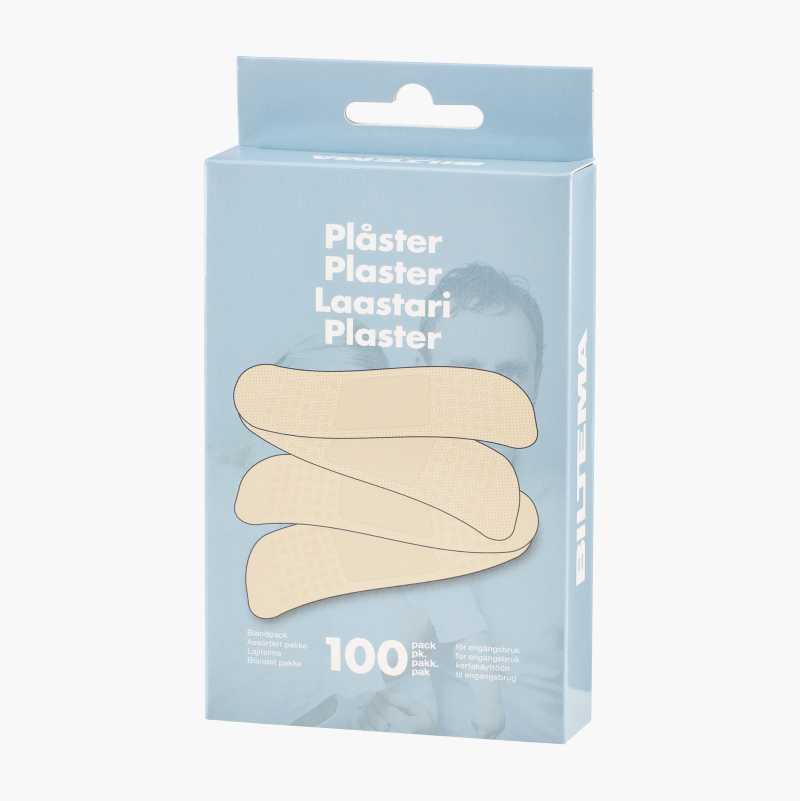 Plaster, assortert pakke, 100 stk. v:3848841 Plaster, assortert pakke, 100 stk. v:3848841