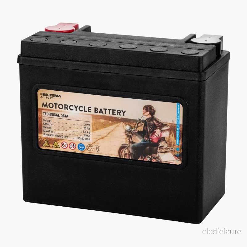 MC-batteri AGM, 12 V, 20 Ah, 175 x 87 x 155 mm v:6989079 MC-batteri AGM, 12 V, 20 Ah, 175 x 87 x 155 mm v:6989079