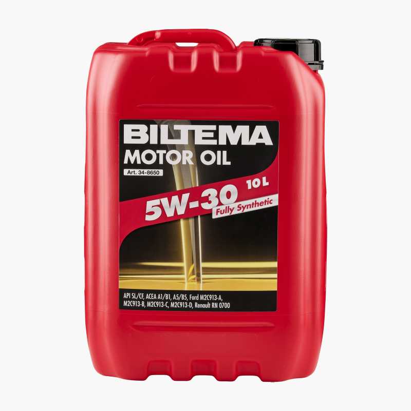 Helsyntetisk motorolje 5W-30, ACEA A1/B1, A5/B5, 10 L v:8305844 Helsyntetisk motorolje 5W-30, ACEA A1/B1, A5/B5, 10 L v:8305844