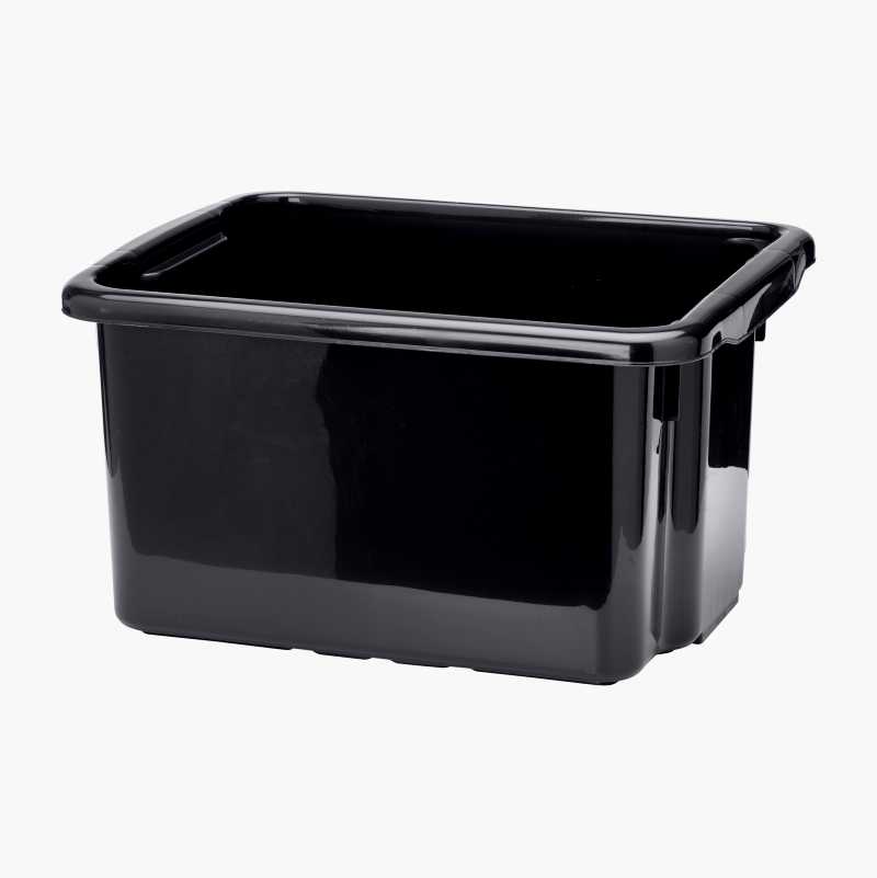 Oppbevaringsboks, 23 liter, svart v:2464864 Oppbevaringsboks, 23 liter, svart v:2464864