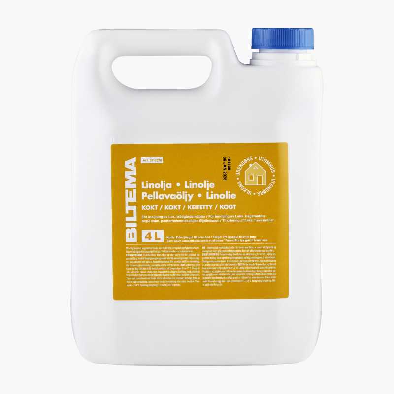 Linolje, kokt, 4 L v:8039136 Linolje, kokt, 4 L v:8039136