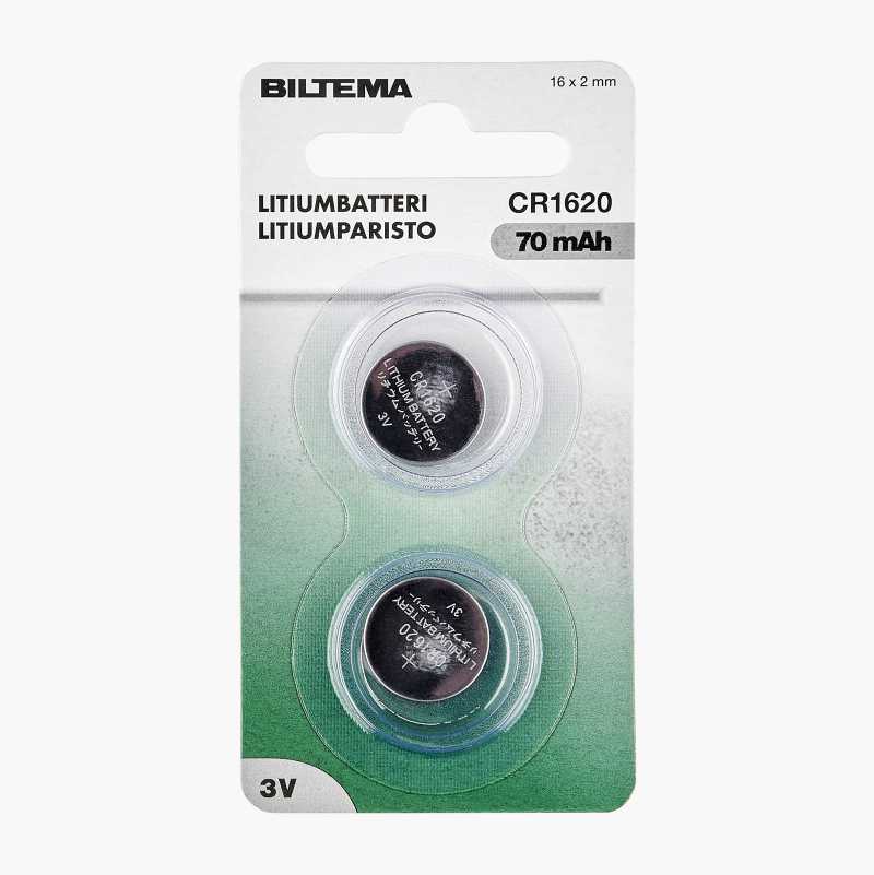 CR1620 Litiumbatteri, 2 stk. v:9764111 CR1620 Litiumbatteri, 2 stk. v:9764111