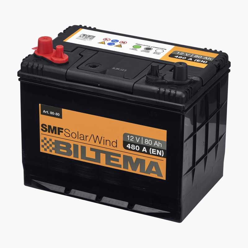 Fritidsbatteri, 12 V, 80 Ah v:4434989